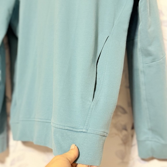 Lululemon Men's City Sweat Pullover Hoodie – Black | Size M Blue - Picture 3 of 8